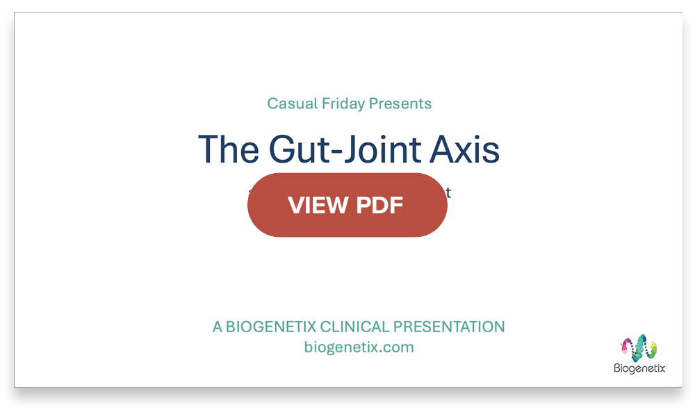 The Gut-Joint Axis Slides